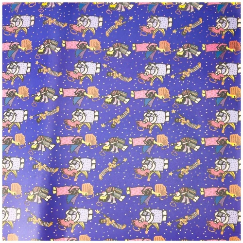 Papel de presente sortido adulto/infantil 48x66cm