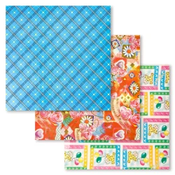 Papel de presente sortido adulto/infantil 48x66cm