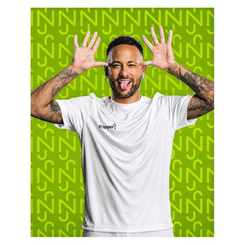 Painel decorativo papel 21x31cm neymar jr com 4 unidades Painel decorativo papel 21x31cm neymar jr com 4 unidades