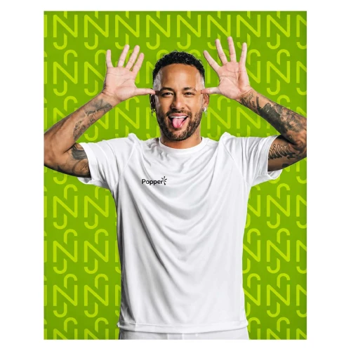 Painel decorativo papel 21x31cm neymar jr com 4 unidades Painel decorativo papel 21x31cm neymar jr com 4 unidades