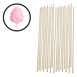 Palito para algodão doce 35cm 40 unidades