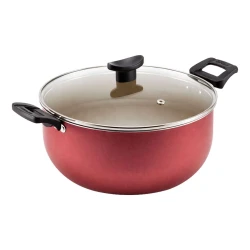 Panela cacarola antiaderente 28cm cereja