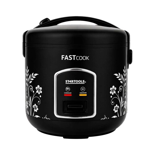 Panela elétrica para arroz 01 litro 220v/400w preta Startools