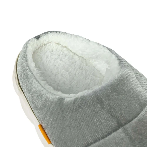 Pantufa núvem pelúcia feminina cinza tamanhos 36/37 38/39 40/41 Stuf