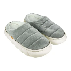 Pantufa núvem pelúcia feminina cinza tamanhos 36/37 38/39 40/41 Stuf