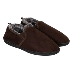Pantufa peluciada masculina marrom tamanhos 37/38 39/40 41/42 Stuf