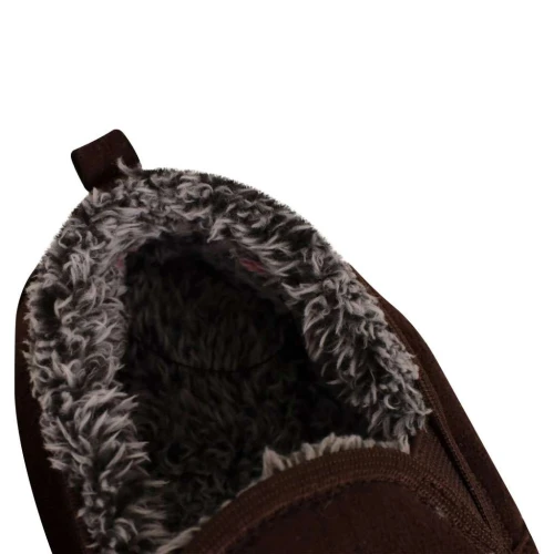 Pantufa peluciada masculina marrom tamanhos 37/38 39/40 41/42 Stuf
