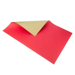 Papel cartão fosco vermelho 48x66cm blister Vmp