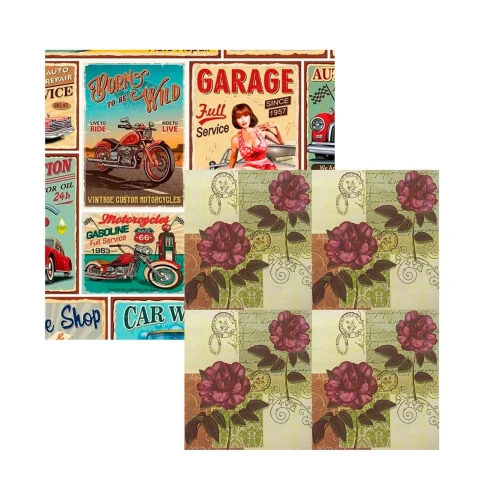 Papel de presente couche 60x100 adulto blister