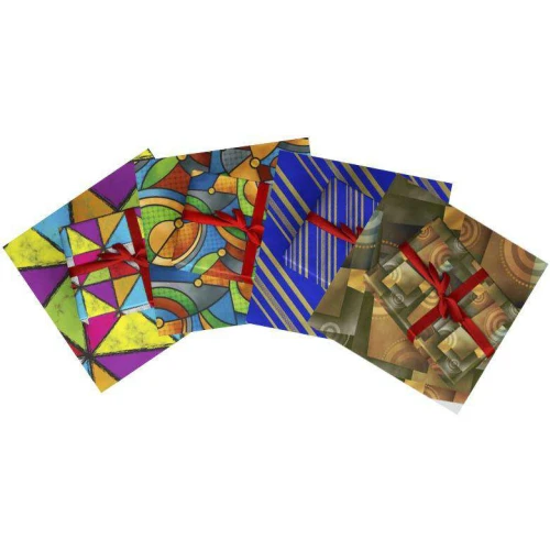 Papel de presente couche 60x100 blister infantil