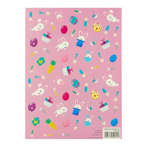 Páscoa adesivo cartela sortida grande