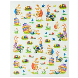 Páscoa adesivo cartela sortida grande