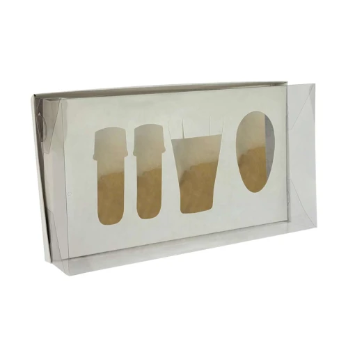 Páscoa caixa de papel kraft para ovo confeiteiro 24x13,6x6cm