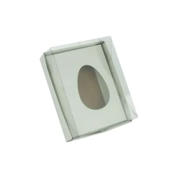 Páscoa caixa de papel kraft para ovo de colher 150gr 15,5x12x5cm