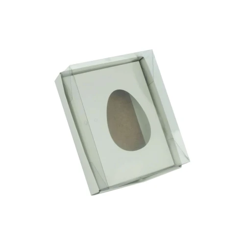 Páscoa caixa de papel kraft para ovo de colher 150gr 15,5x12x5cm