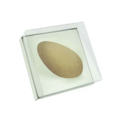 Páscoa caixa de papel kraft para ovo de colher 350gr dupla face 16x16x7,5cm