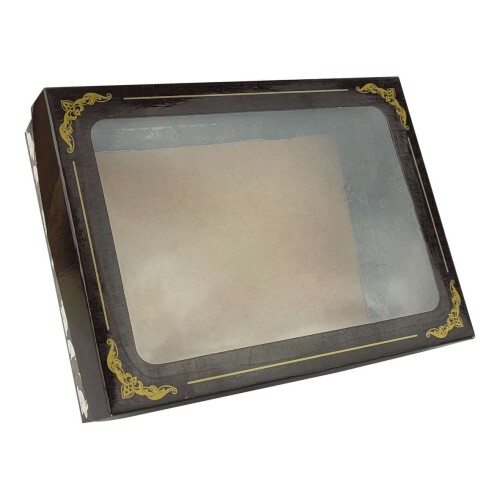 Páscoa caixa de papel visor coelho 17x24x5,5cm Páscoa caixa de papel visor coelho 17x24x5,5cm