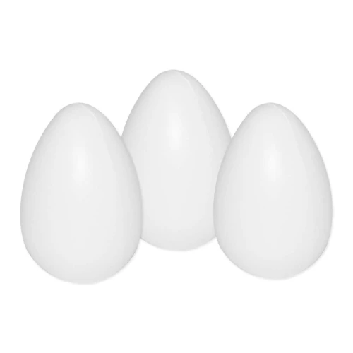 Páscoa casquinha de plástico branca com 03 unidades