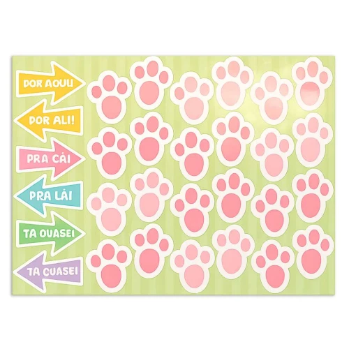 Páscoa etiqueta adesivo de/para com 30 unidades Multiart