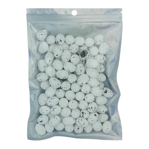 Páscoa ovos de isopor mini 1,5x1,8cm com 100 unidades