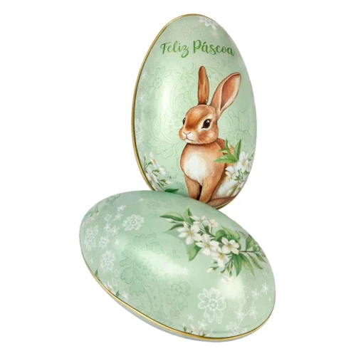 Páscoa ovos de metal porta objetos 11x6,5x7cm Páscoa ovos de metal porta objetos 11x6,5x7cm