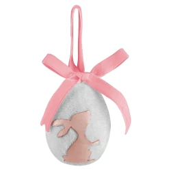 Páscoa ovos decorados felpudo para pendurar 06cm sortidos