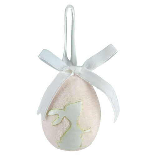 Páscoa ovos decorados felpudo para pendurar 06cm sortidos