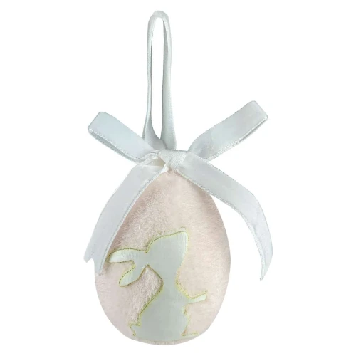 Páscoa ovos decorados felpudo para pendurar 06cm sortidos