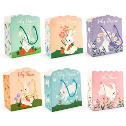 Páscoa sacola para presente de papel 22x10x21cm sortidas Multiart