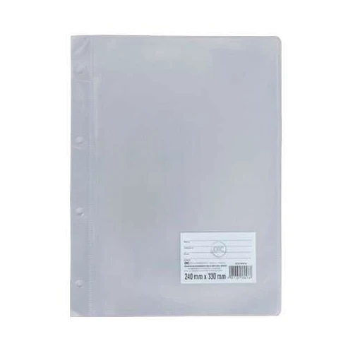 Pasta catálago plástica com 10 folhas incolor Pasta catálago plástica com 10 folhas incolor