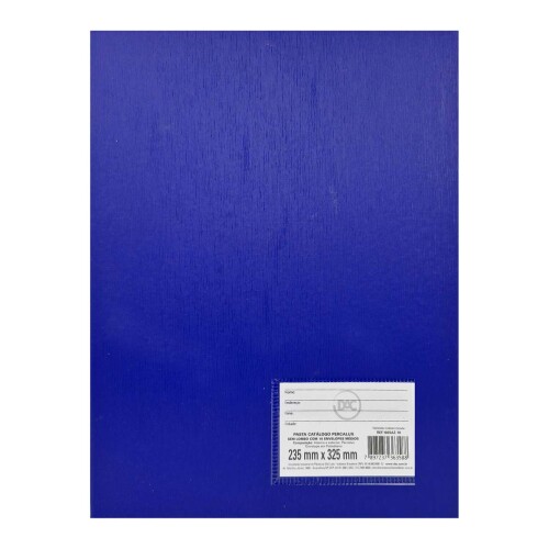Pasta catálogo Percalux azul 10 folhas Dac