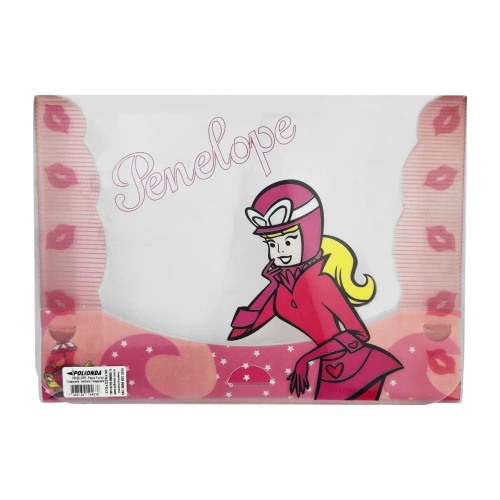 Pasta com aba plástica fusion 3.0 personagens sortidos