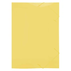 Pasta com elástico plástica ofício amarelo ACP Pasta com elástico plástica ofício amarelo ACP