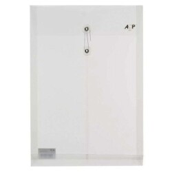 Pasta envelope para documentos vai e vem 37x25x3cm cristal ACP