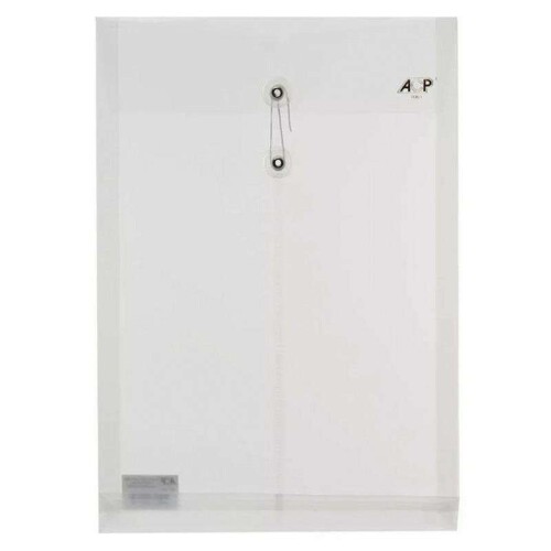 Pasta envelope para documentos vai e vem 37x25x3cm cristal ACP Pasta envelope para documentos vai e vem 37x25x3cm cristal ACP