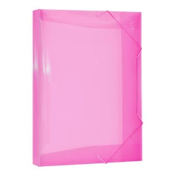 Pasta plástica com elástico 4.0 rosa Dac Pasta plástica com elástico 4.0 rosa Dac