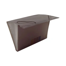 Pasta sanfonada plastica duplicada 31 divisoes fume polibras