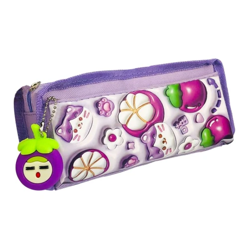 Penal com 02 zíperes Frutinhas com chaveiro Interponte