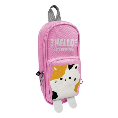 Penal com 02 zíperes Hello bichinhos sortidos Interponte Penal com 02 zíperes Hello bichinhos sortidos Interponte