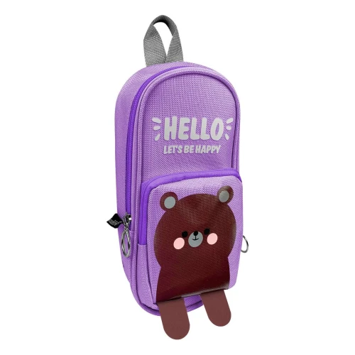 Penal com 02 zíperes Hello bichinhos sortidos Interponte Penal com 02 zíperes Hello bichinhos sortidos Interponte