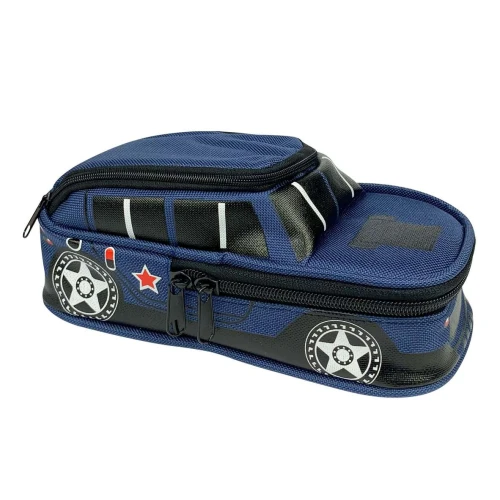 Penal com 02 zíperes de lona formato carrinho sortidos Interponte