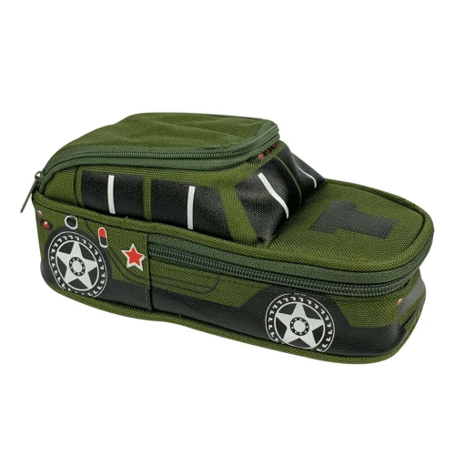 Penal com 02 zíperes de lona formato carrinho sortidos Interponte