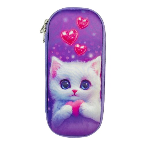 Penal com 1 ziper bichinhos auto relevo sortido