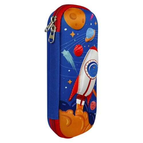 Penal com 1 ziper bichinhos auto relevo sortido