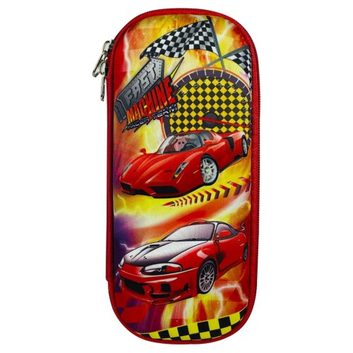 Penal com 1 ziper bichinhos auto relevo sortido