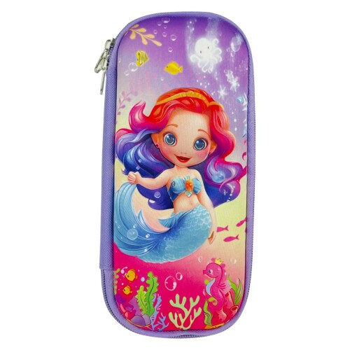 Penal com 1 ziper bichinhos auto relevo sortido