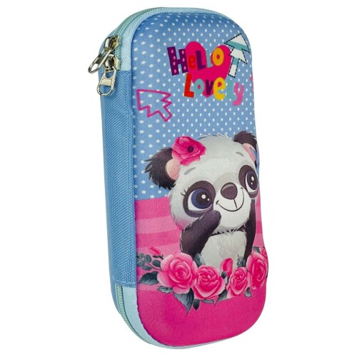 Penal com 1 ziper bichinhos auto relevo sortido