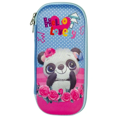 Penal com 1 ziper bichinhos auto relevo sortido Penal com 1 ziper bichinhos auto relevo sortido