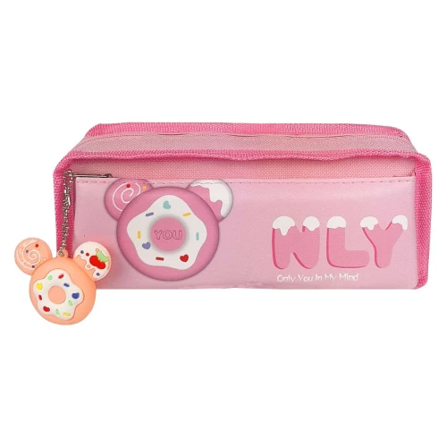 Penal com 2 ziper donuts com chaveiro Penal com 2 ziper donuts com chaveiro