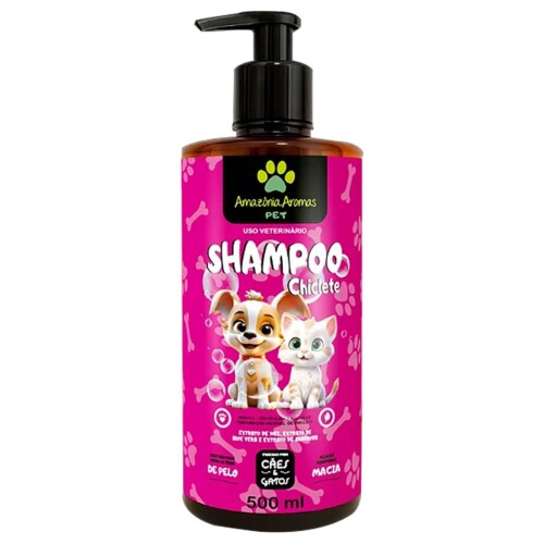 Pet banho a seco 500ml chiclete para cães e gatos